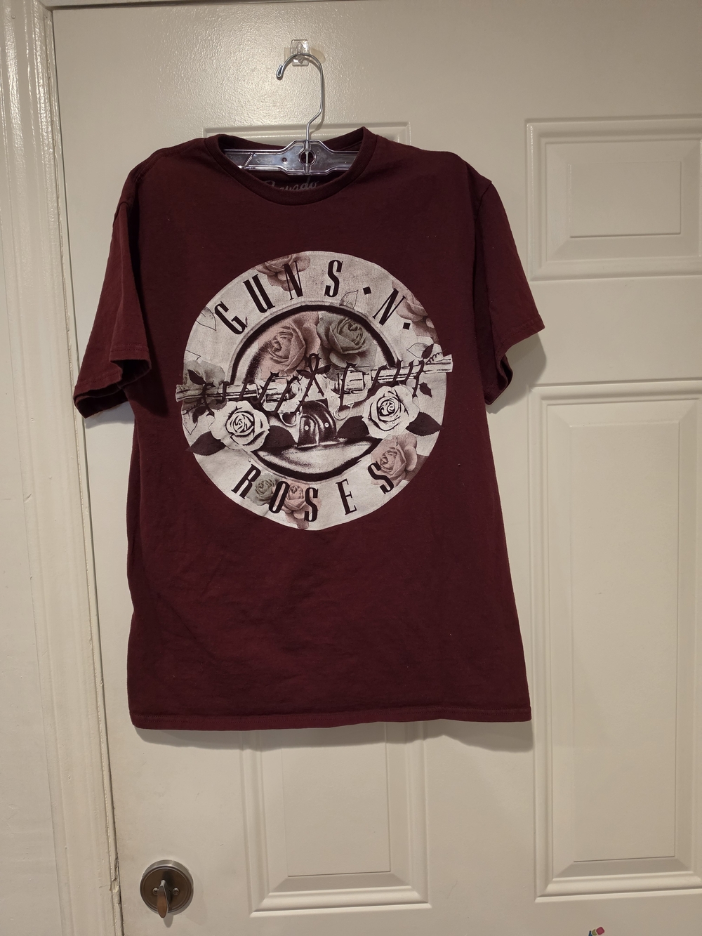 Bravado Guns N' Roses Maroon Graphic Tee
